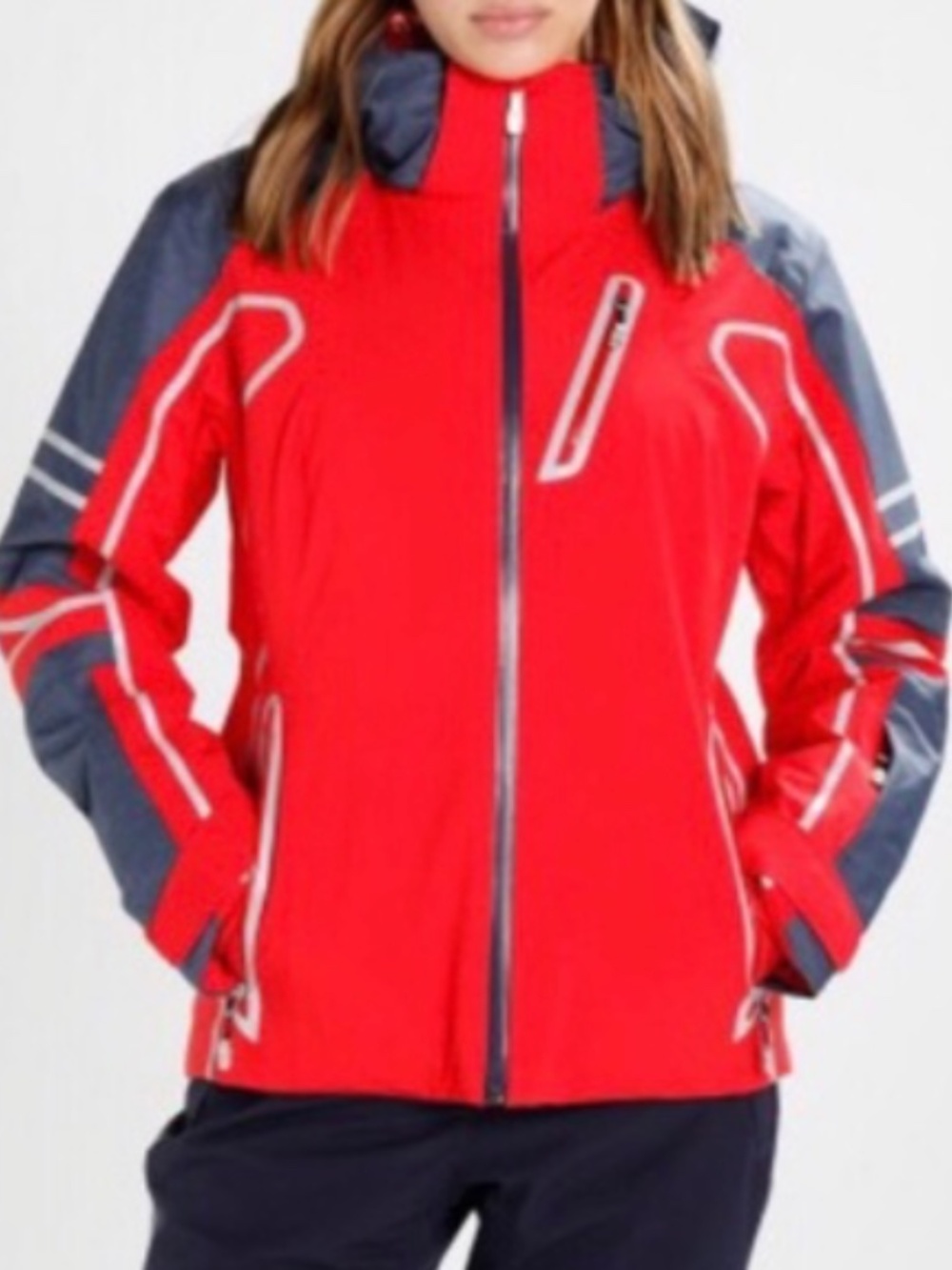 Womans Spyder Rad Pad Vintage Ski Jacket Hooded Waterproof Jacket Size 10
